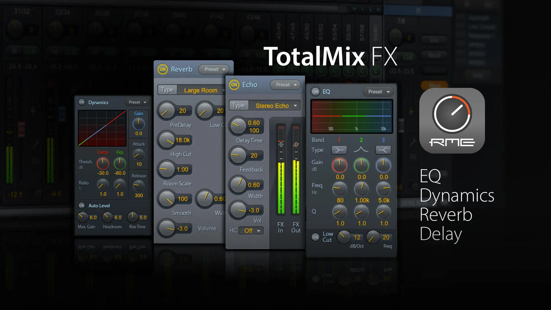 RME TotalMix Fx Effekte