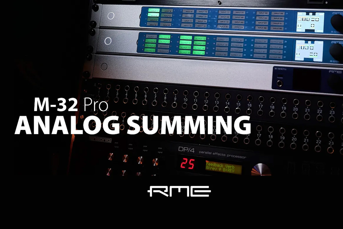 Analoges Summieren mit der M-32 Pro Serie